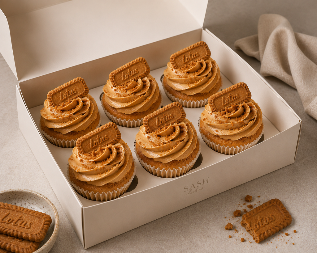 Lotus Biscoff Cupcake (Pack of 6)