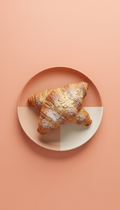 Almond croissant with frangipane