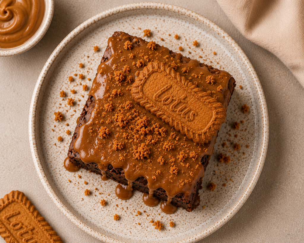 Lotus Biscoff Brownies